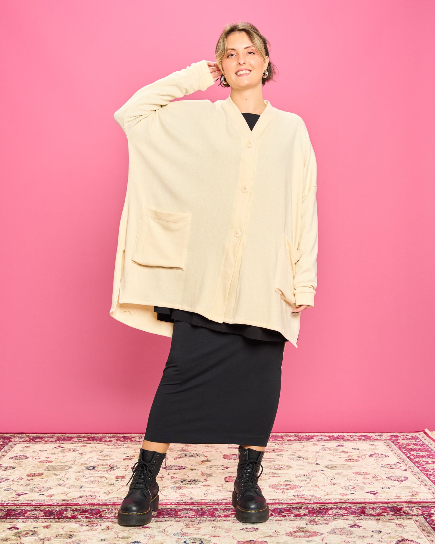 Maxi Cardigan in Caldo Cotone