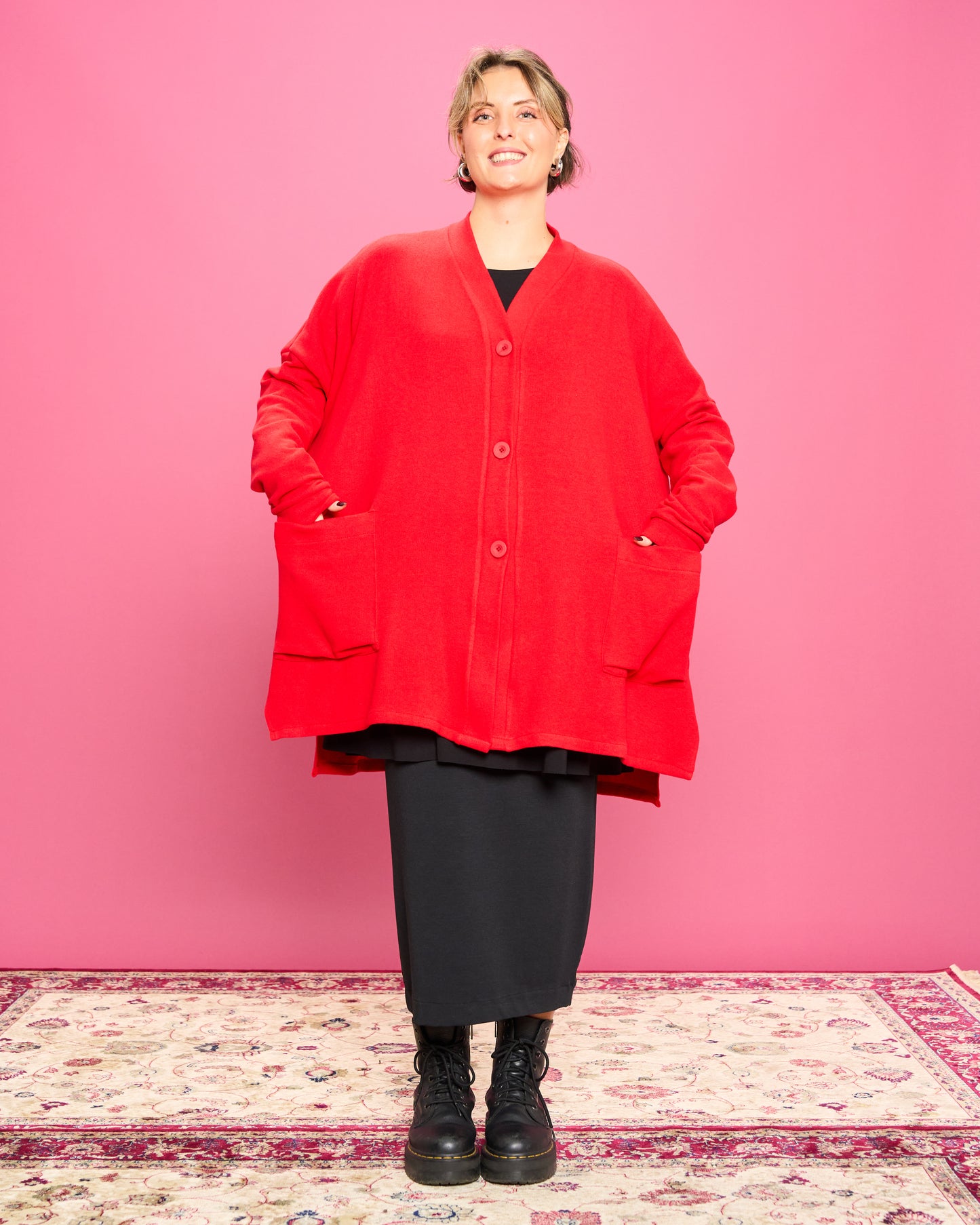 Maxi Cardigan in Caldo Cotone