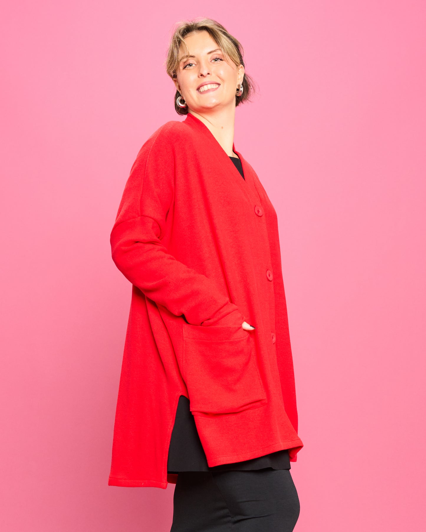 Maxi Cardigan in Caldo Cotone