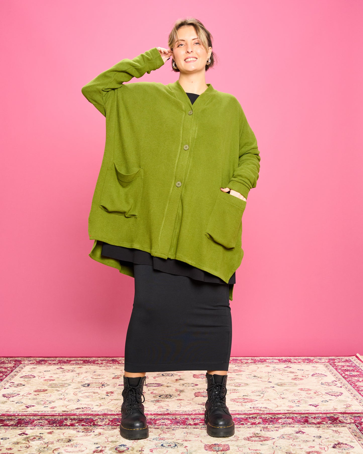 Maxi Cardigan in Caldo Cotone