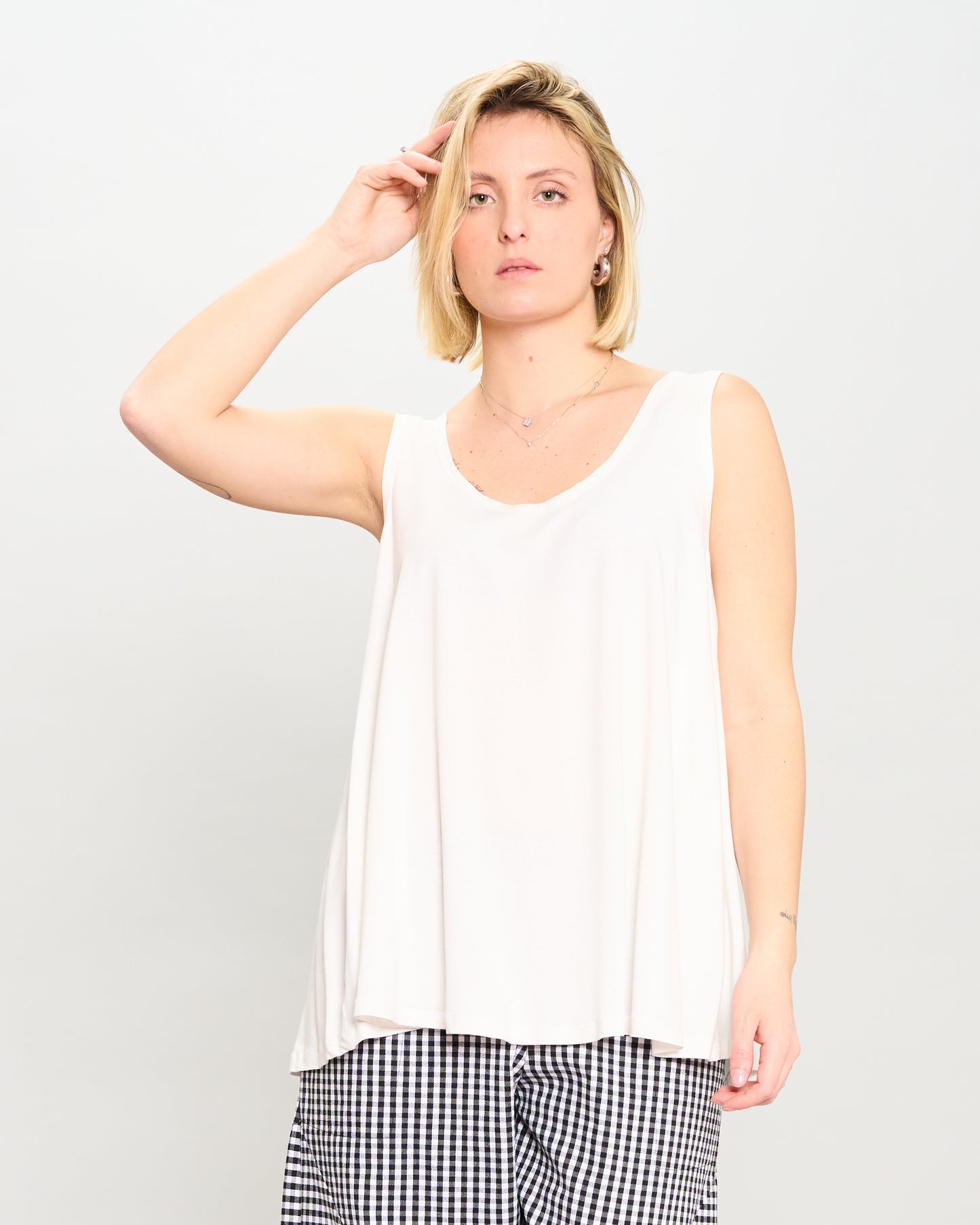 Viscose Flared Top