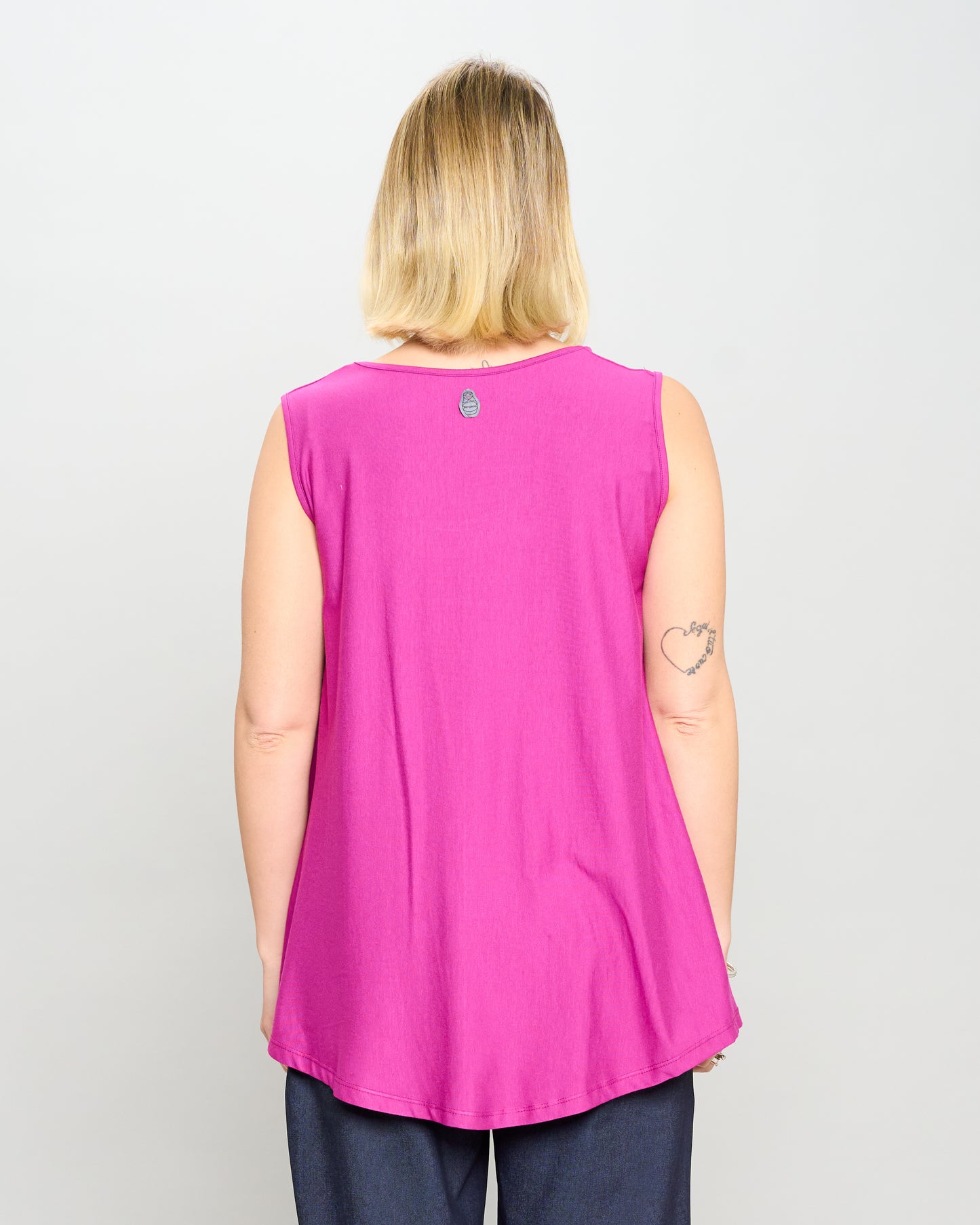 Colored Viscose Flared Top