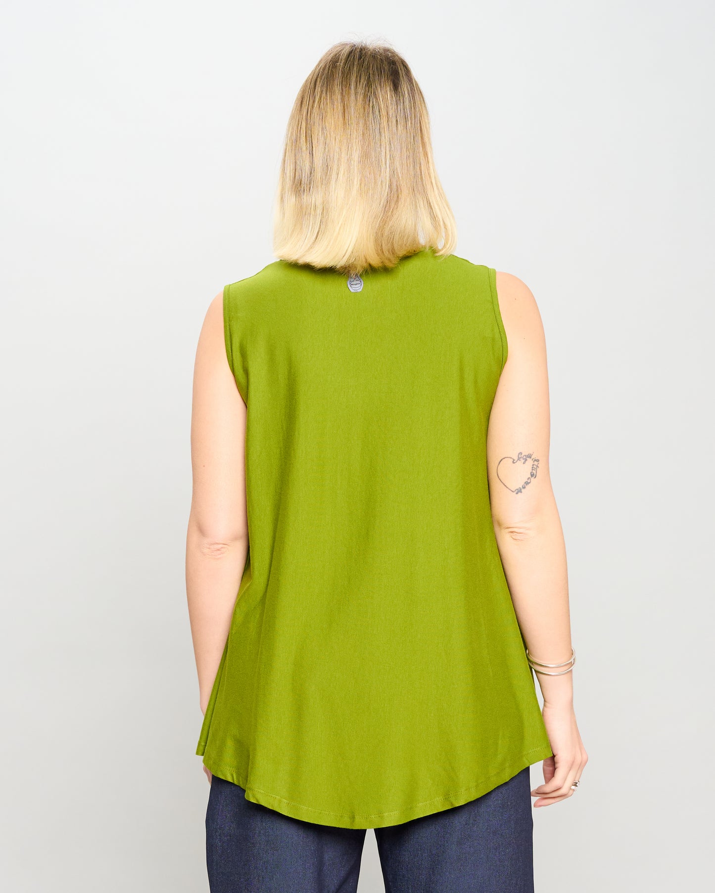 Colored Viscose Flared Top