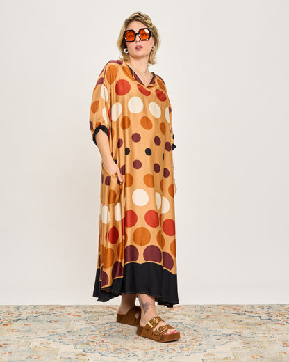 Trapeze Print Dress