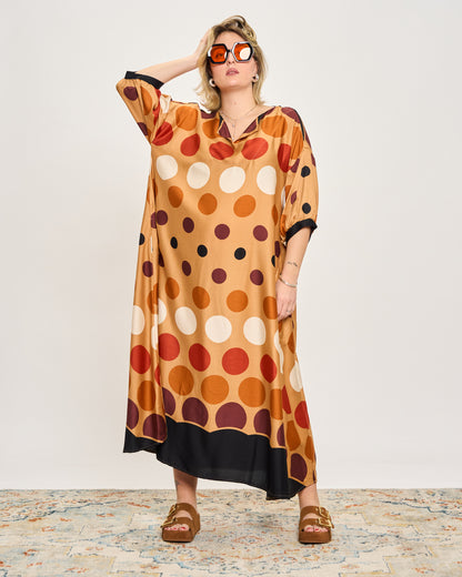 Trapeze Print Dress