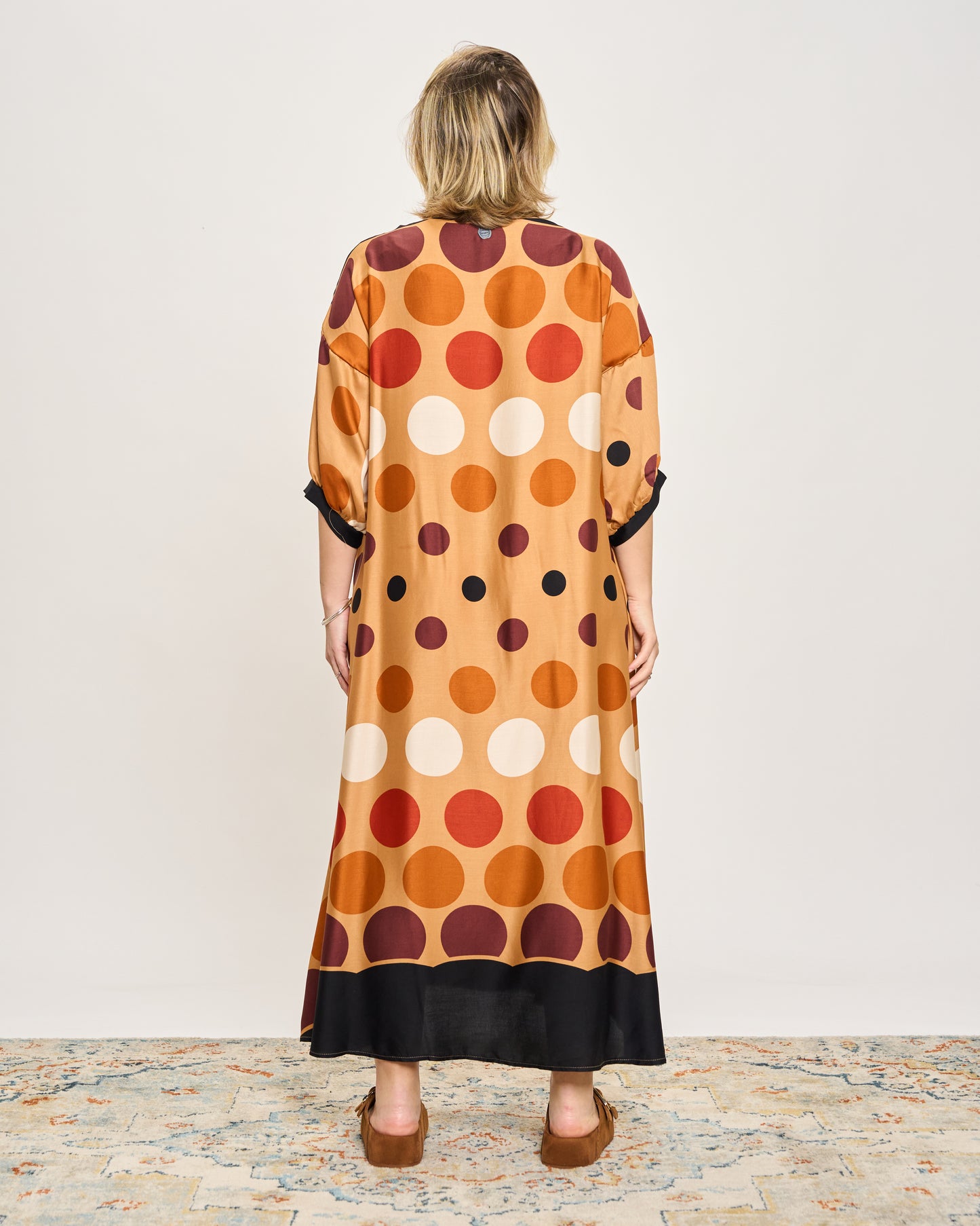 Trapeze Print Dress