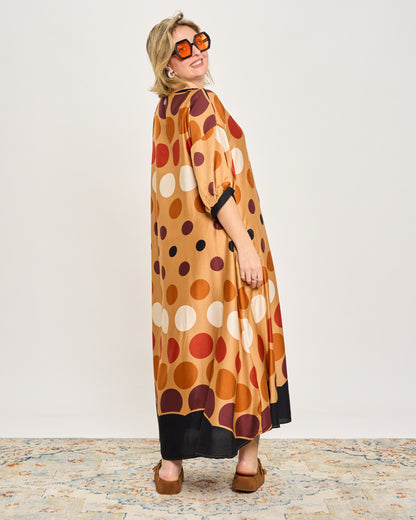 Trapeze Print Dress
