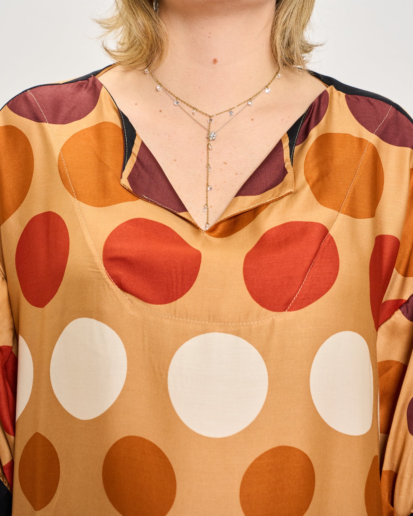 Trapeze Print Dress