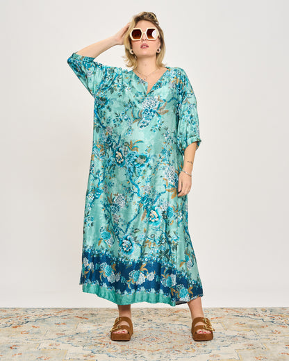 Trapeze Print Dress