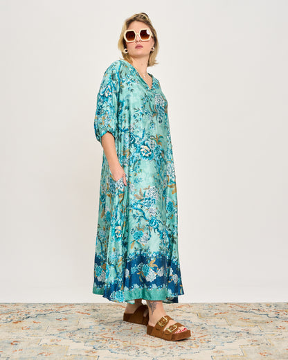 Trapeze Print Dress