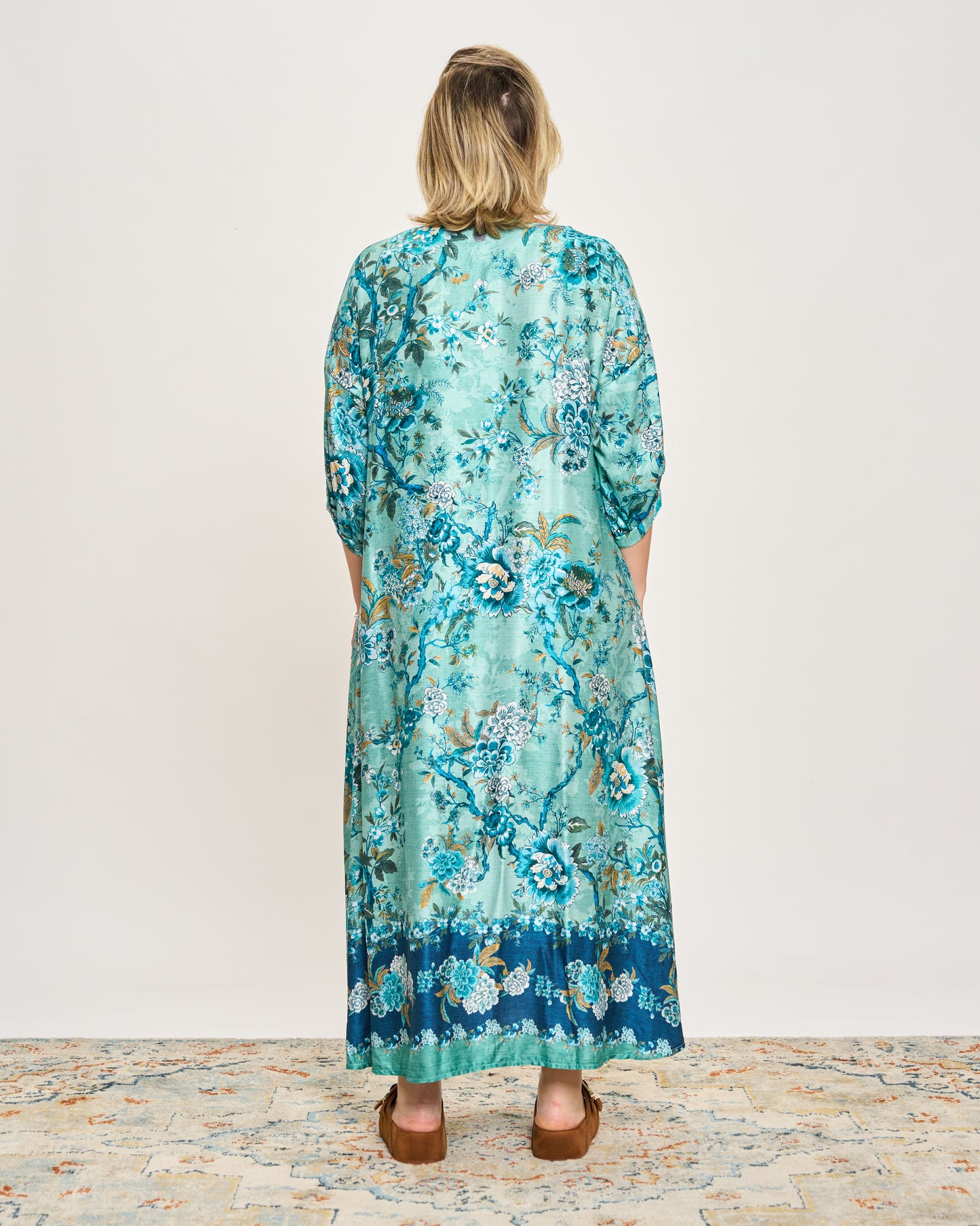 Trapeze Print Dress