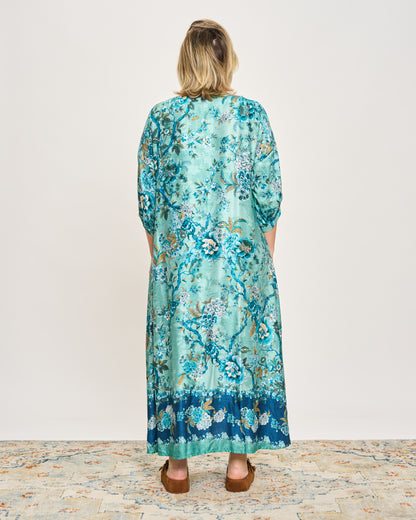 Trapeze Print Dress