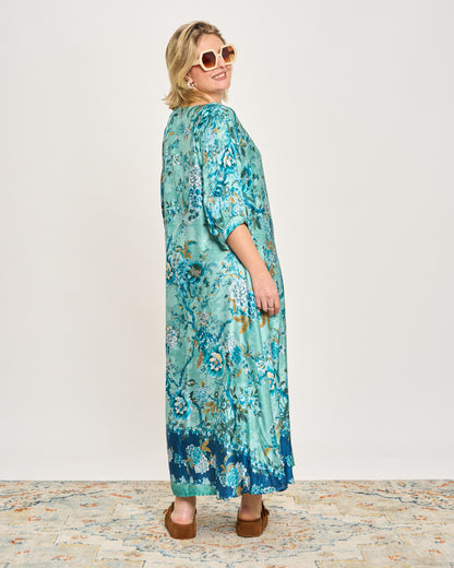 Trapeze Print Dress