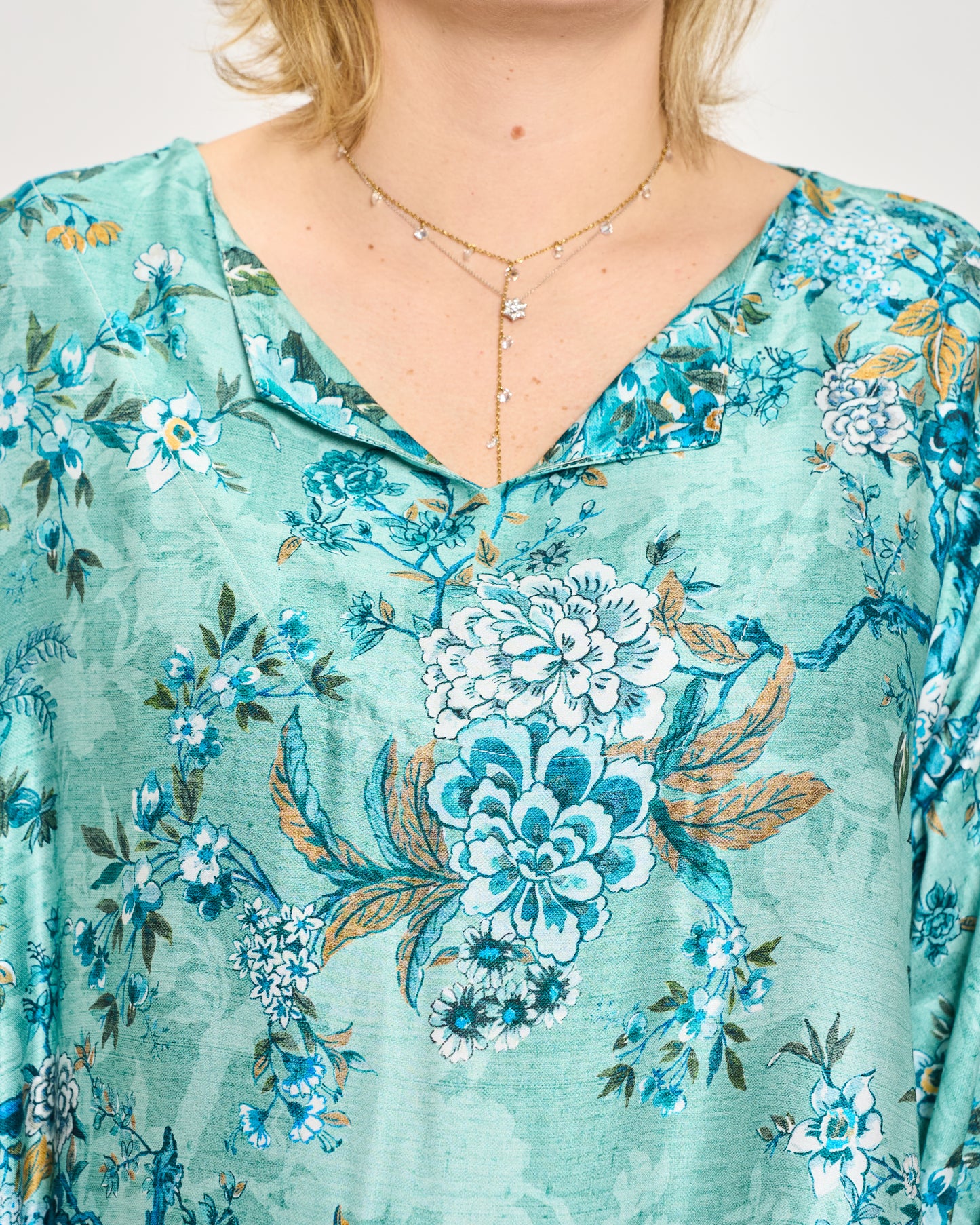 Trapeze Print Dress