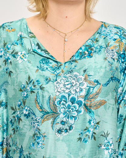 Trapeze Print Dress