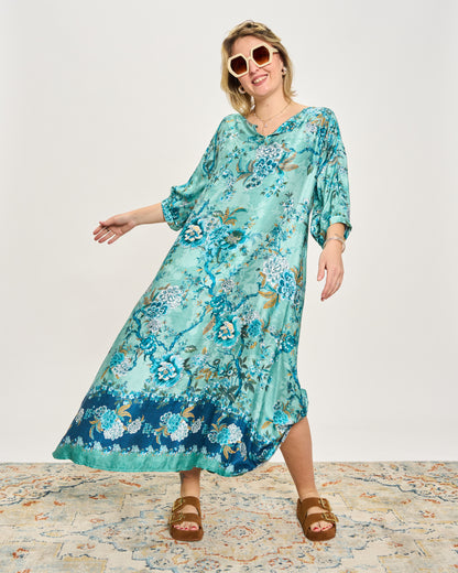 Trapeze Print Dress