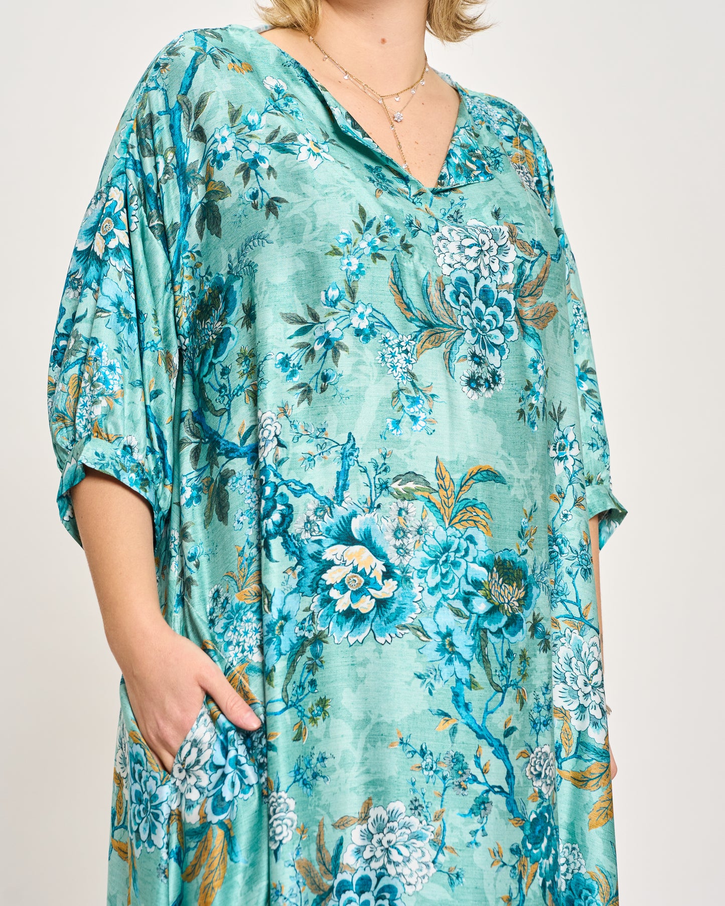 Trapeze Print Dress