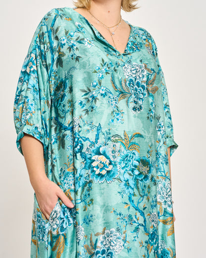 Trapeze Print Dress
