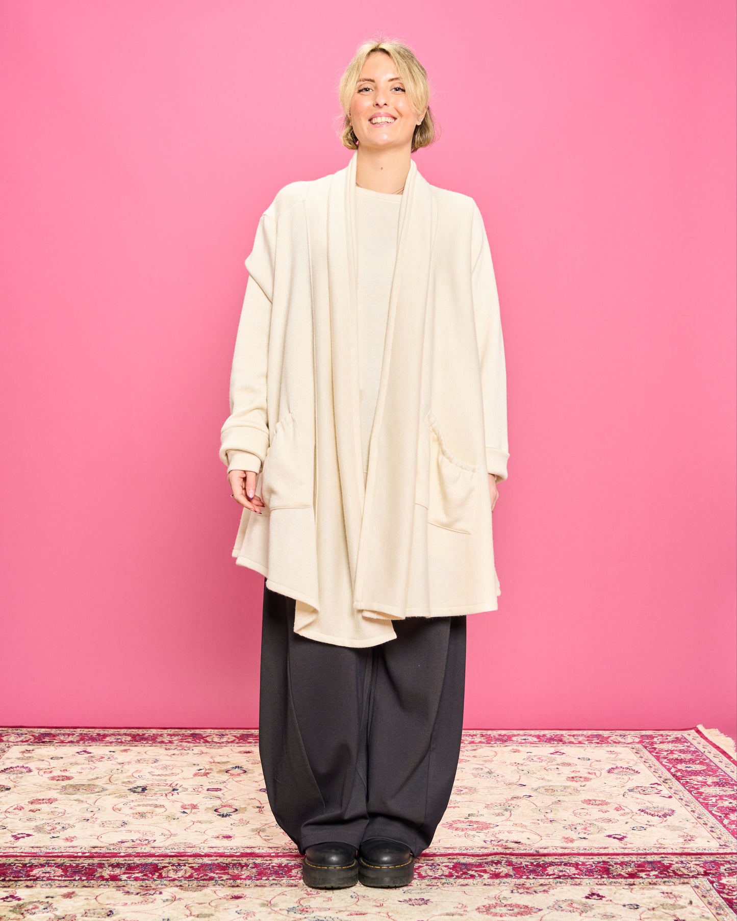 Cardigan in Maglieria Melange