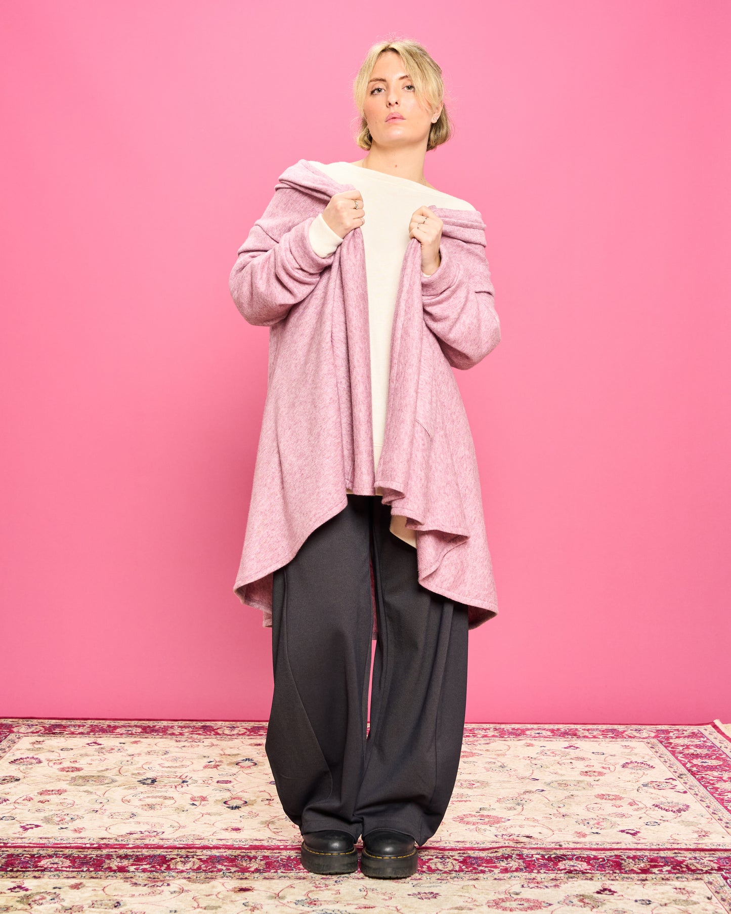 Cardigan in Maglieria Melange