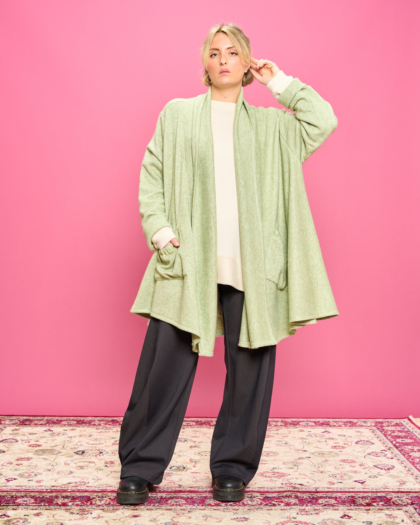 Cardigan in Maglieria Melange