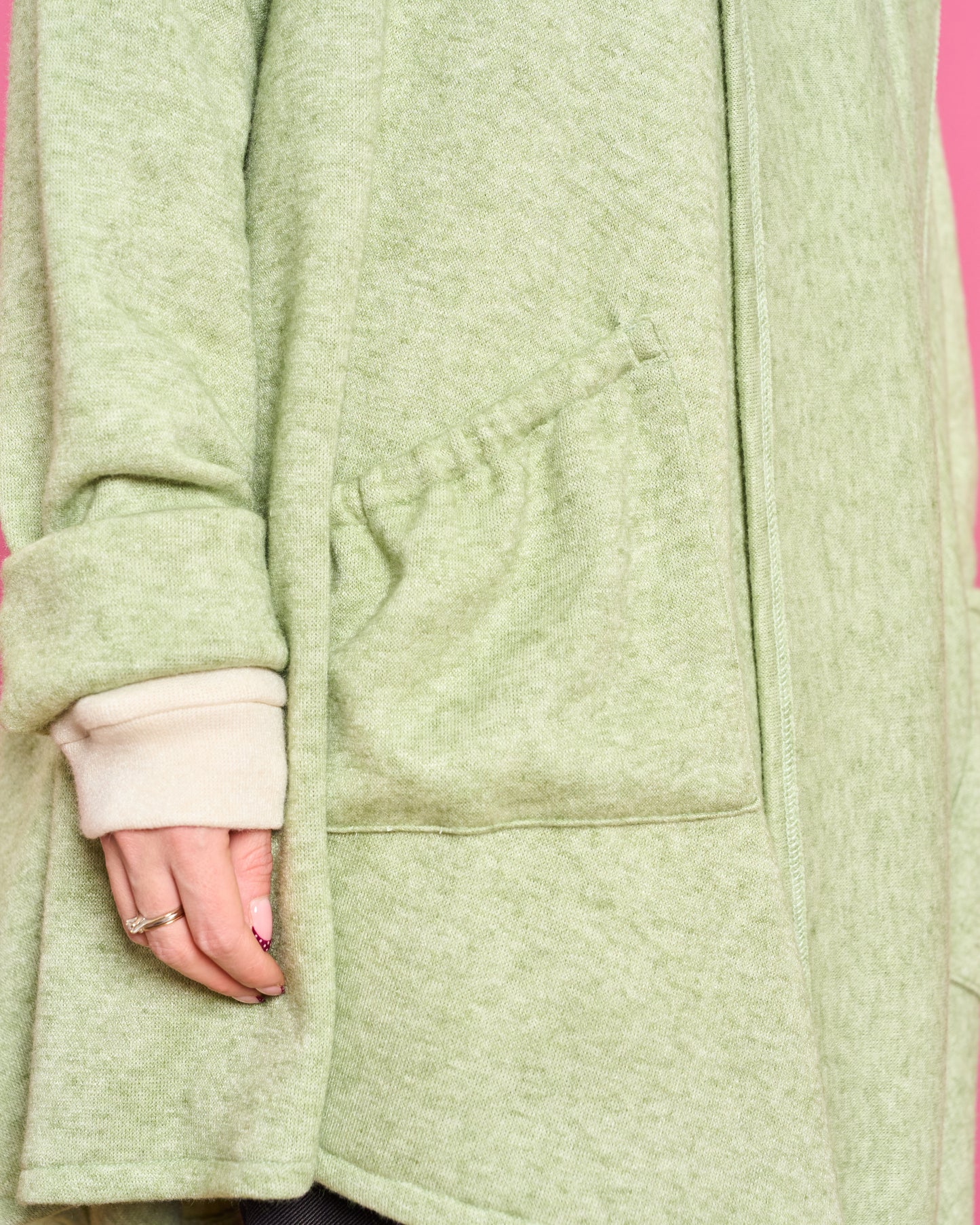 Cardigan in Maglieria Melange