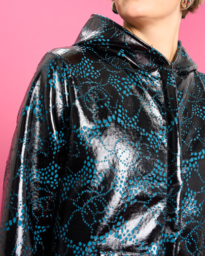 Coated Thermal Coat with Hood
