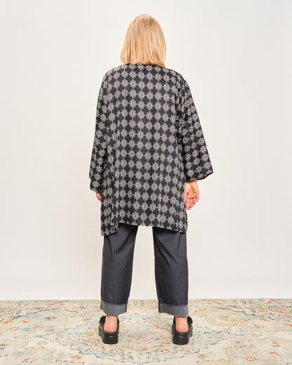 Patterned Tunic with 3/4 Sleeves