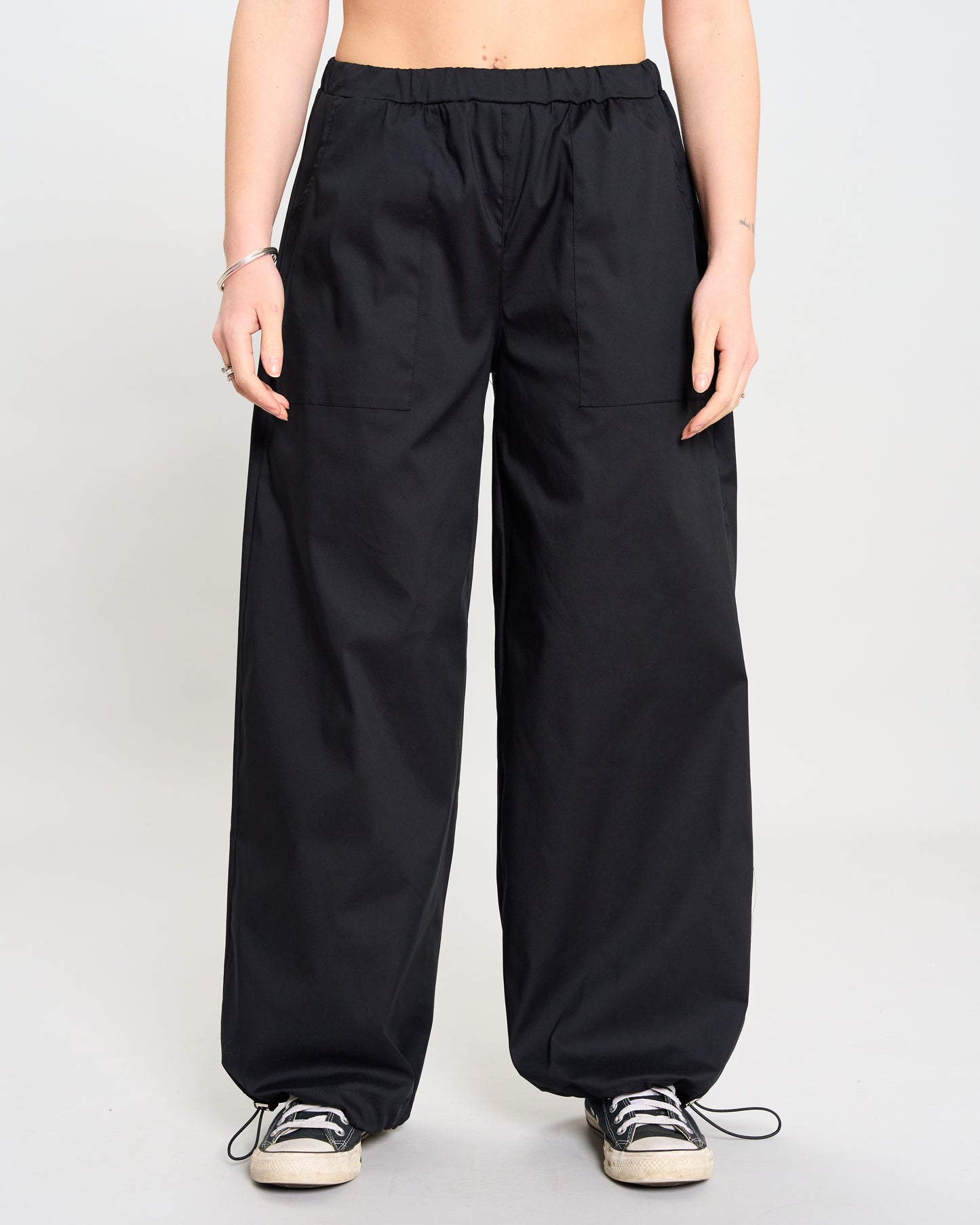 Baggy Pants with Adjustable Drawstring