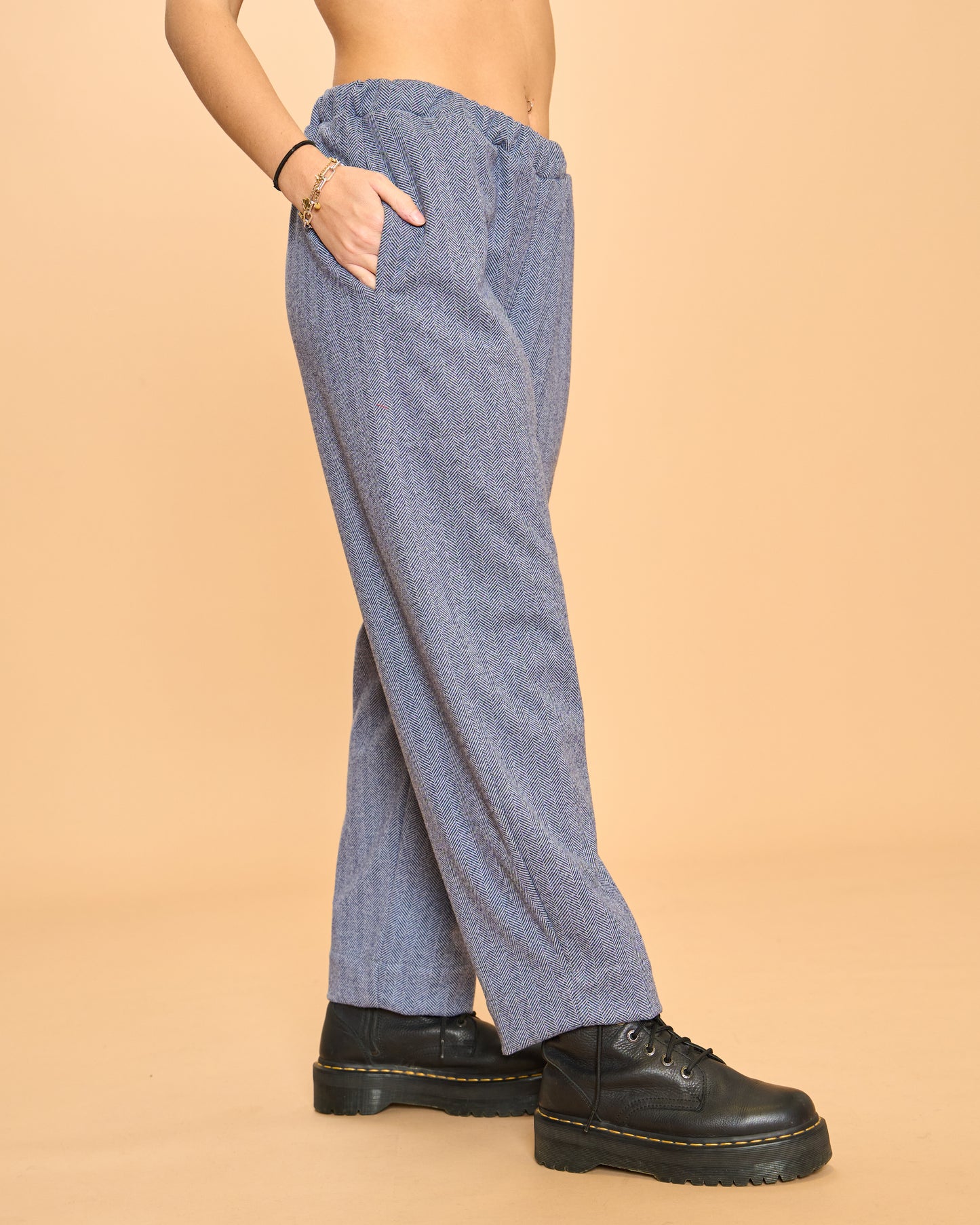 Pantalone Tessuto Spigato