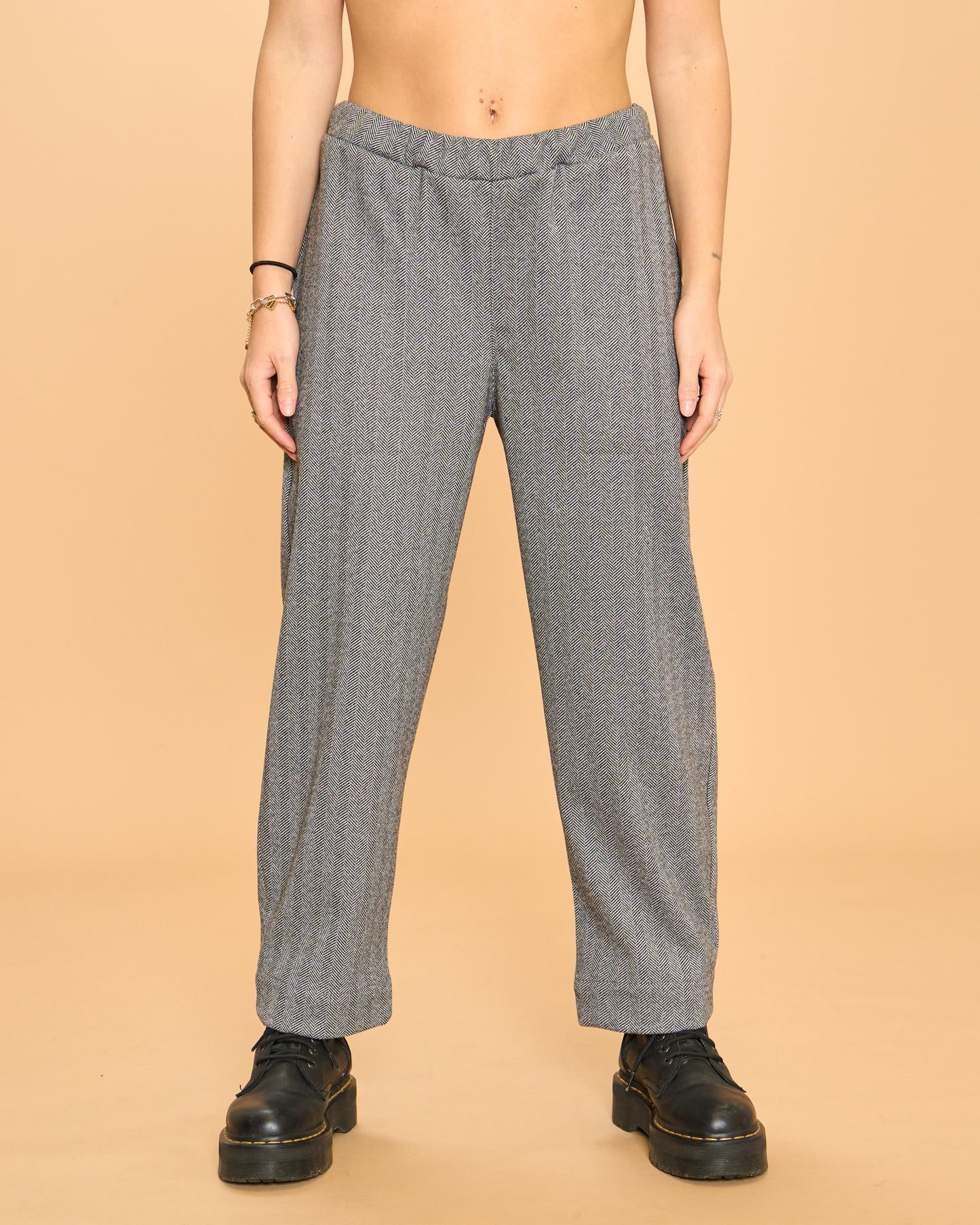 Pantalone Tessuto Spigato