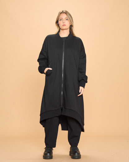 Cappotto di Felpa con Costina