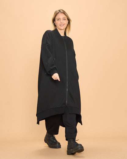 Cappotto di Felpa con Costina