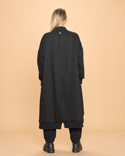 Cappotto di Felpa con Costina