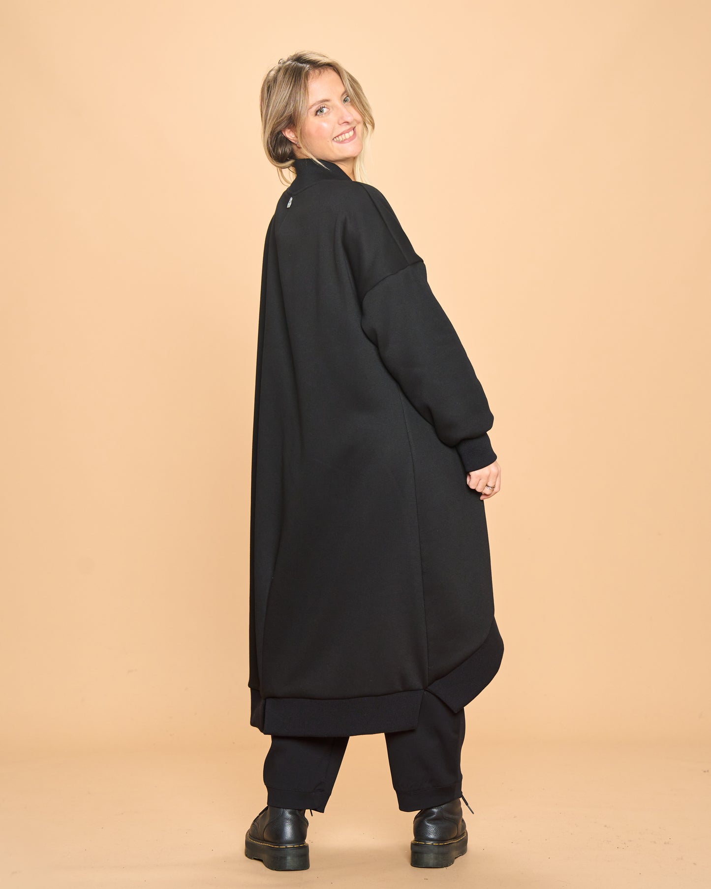 Cappotto di Felpa con Costina