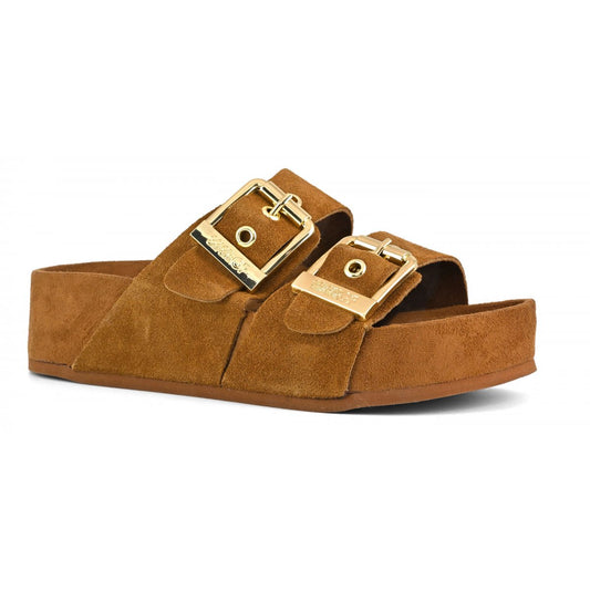 DUNE Sandalo Platform in Pelle